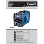 Scheppach WSE1100 5906603903 Welding Machine manual cover