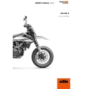 KTM SMC 690 R 2023 Motorcycle manual cover