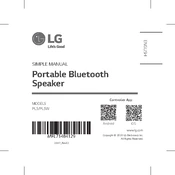 LG PL5 PL5.DUSALLK Speaker manual cover