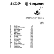 Husqvarna CT 36A A-V Trowel manual cover