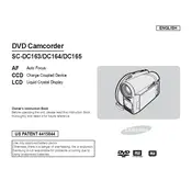 Samsung SC-DC163 Camcorder manual cover