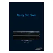 Samsung BD-P1400 Series Blu-ray Player manual cover