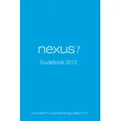 ASUS Nexus 7 (2013) Tablet manual cover