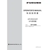 Furuno GP-330B Receiver manual cover