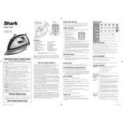 Shark GI435 55 Iron manual cover