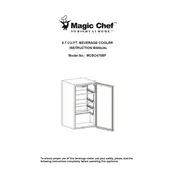 Magic Chef MCBC470BF Cooler manual cover