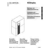 Dimplex SI 130TUR Heat Pump manual cover