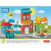 Mega Bloks Mattel Main Street Friends FFG36 Construction Set manual cover