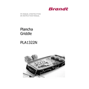 Brandt PLA1322 Griddle manual cover