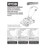 Ryobi RY40702 Tiller manual cover