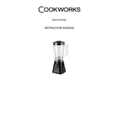 Cookworks 4184647 UM1039H4 Blender manual cover