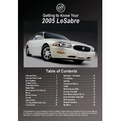 Buick LeSabre 2005 manual cover