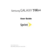 Samsung Galaxy Tab 4 7.0 Sprint SM-T237PYKASPR Tablet manual cover