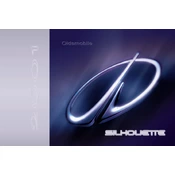 Oldsmobile Silhouette 2001 manual cover