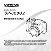 Olympus SP-820UZ manual cover