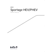 Kia Sportage HEV 2023 Compact Crossover SUV manual cover