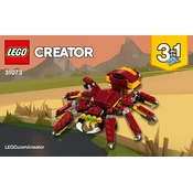 LEGO 31073-2 Construction Set manual cover