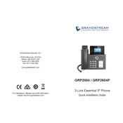 Grandstream GRP2604 IP Phone manual cover