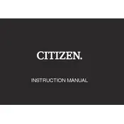 Citizen 8203 Watch manual cover