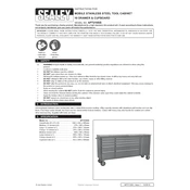 Sealey AP7210SS Cabinet manual cover