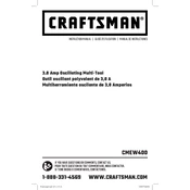 Craftsman CMEW400 Multi-Tool manual cover