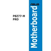 ASUS P8Z77-M PRO Motherboard manual cover