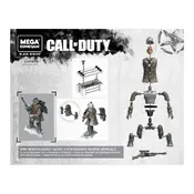 Mega Construx Mattel Call of Duty WWII Winter Crate GYF87 Construction Set manual cover