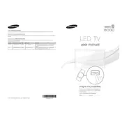 Samsung 8 Series TV manual cover