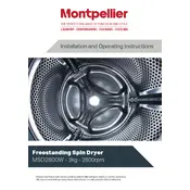 Montpellier MSD2800W Dryer manual cover