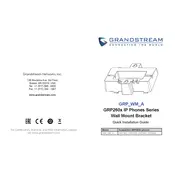 Grandstream GRP2601 IP Wall Mount manual cover