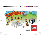 LEGO Kokoriko 3863 Construction Set manual cover