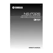 Yamaha NS-C104 Speaker manual cover