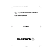 De Dietrich DOD448BG1 Oven manual cover