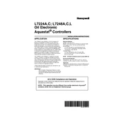 Honeywell L7224A Controller manual cover