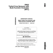 John Deere R962i Sprayer manual cover