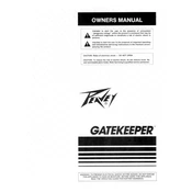 Peavey Gatekeeper Amplifier manual cover