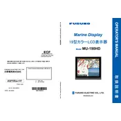 Furuno MU-190HD Display manual cover