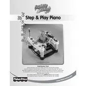 Fisher Price Mattel Step and Play Piano 79029 Swing manual cover