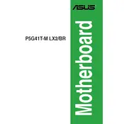 ASUS P5G41T-M LX2-BR Motherboard manual cover