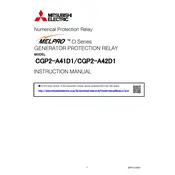 Mitsubishi CGP2-A41D1 Relay manual cover