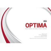 Kia Optima 2015 Sedan manual cover