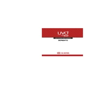 Kia Sorento UVO System 2014 SUV manual cover