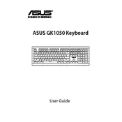 ASUS GK1050 Gaming Keyboard Keyboard manual cover