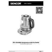 Sencor SWK 1080SS Kettle manual cover