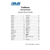 ASUS CERBERUS Headphones manual cover