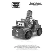 Power Wheels Mattel Mater V4100 Toy manual cover