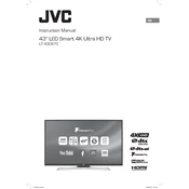 JVC LT-43C870 manual cover