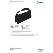 Wera 2go 5 Tool Carrier manual cover