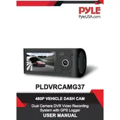 Pyle PLDVRCAMG37 Dash Cam manual cover