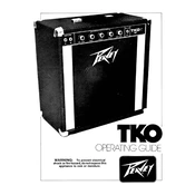 Peavey TKO Amplifier manual cover